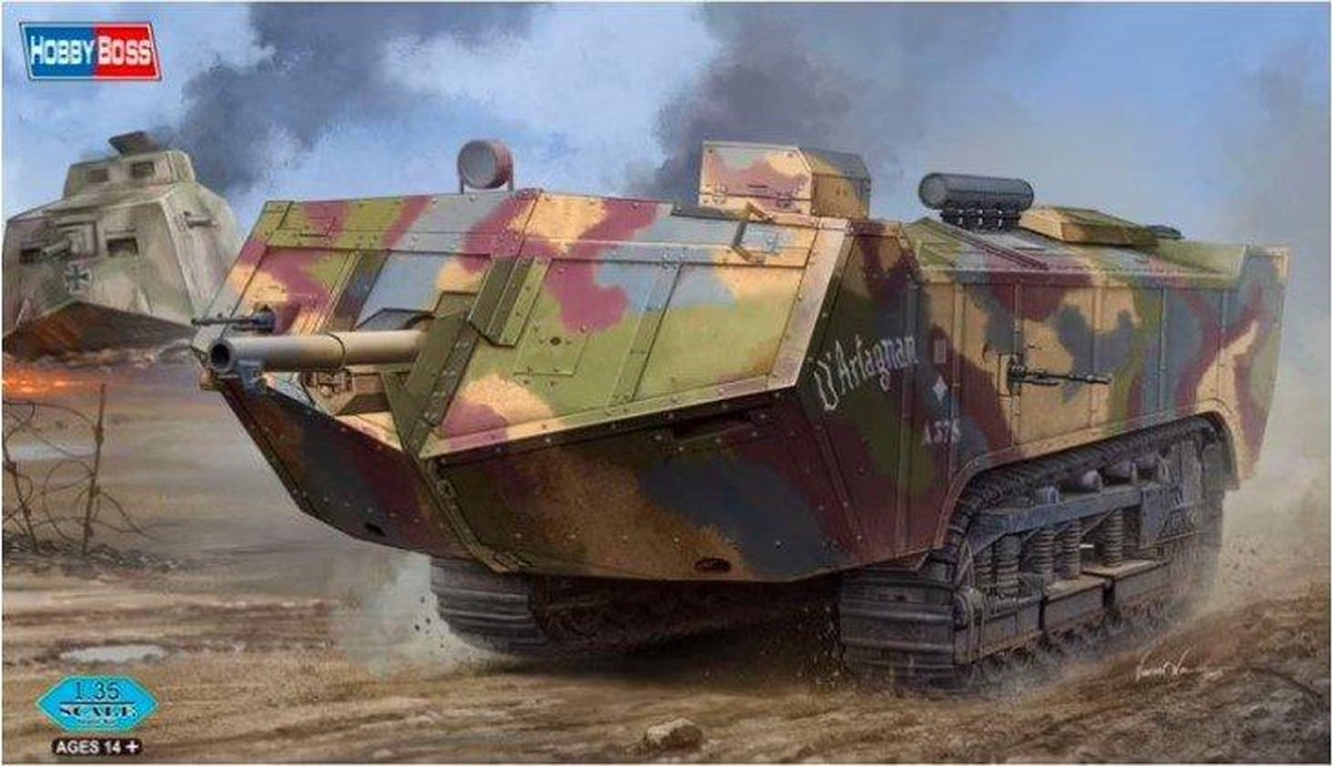 HobbyBoss | 83860 | French Saint-Chamond heavy Tank late | 1:35